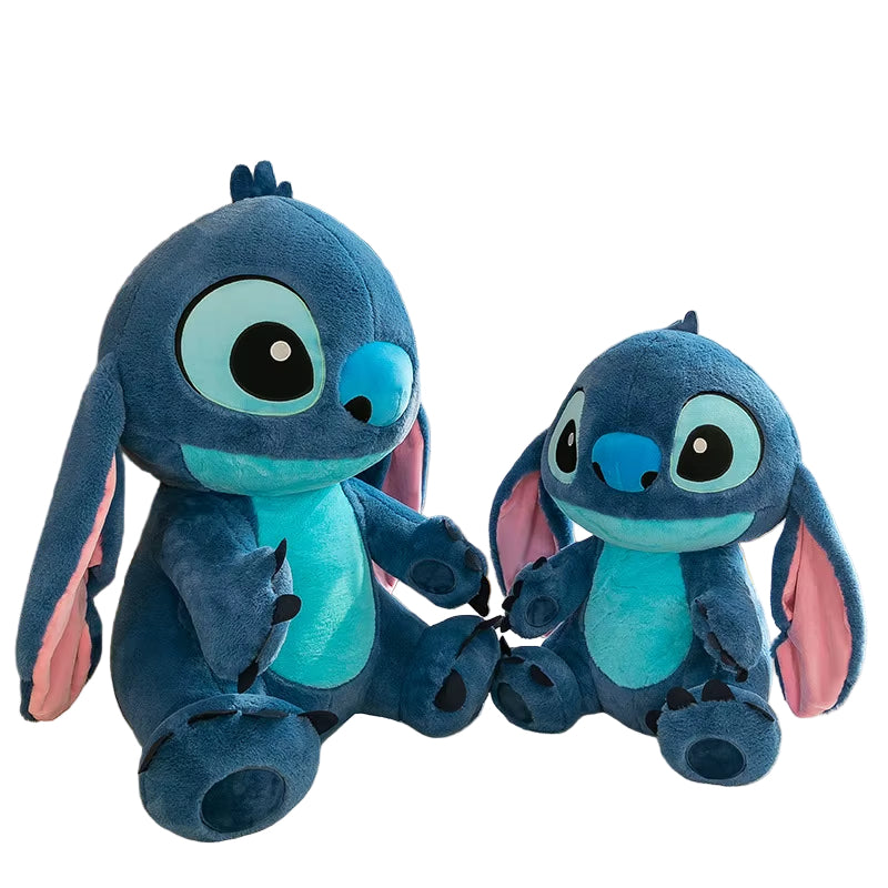 32Cm Kawaii Lilo Stitch Soft Plush Toy Doll Blue Color Stuffed Figure Plushie Children Gifts