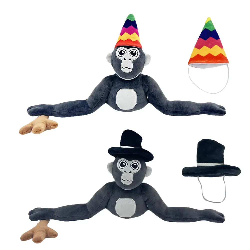HATEEMO Gorilla Tag Plush, Gorilla Tags Stuffed Animal Plushie for Game Lovers and Kids Friends, Birthday for Game Fans