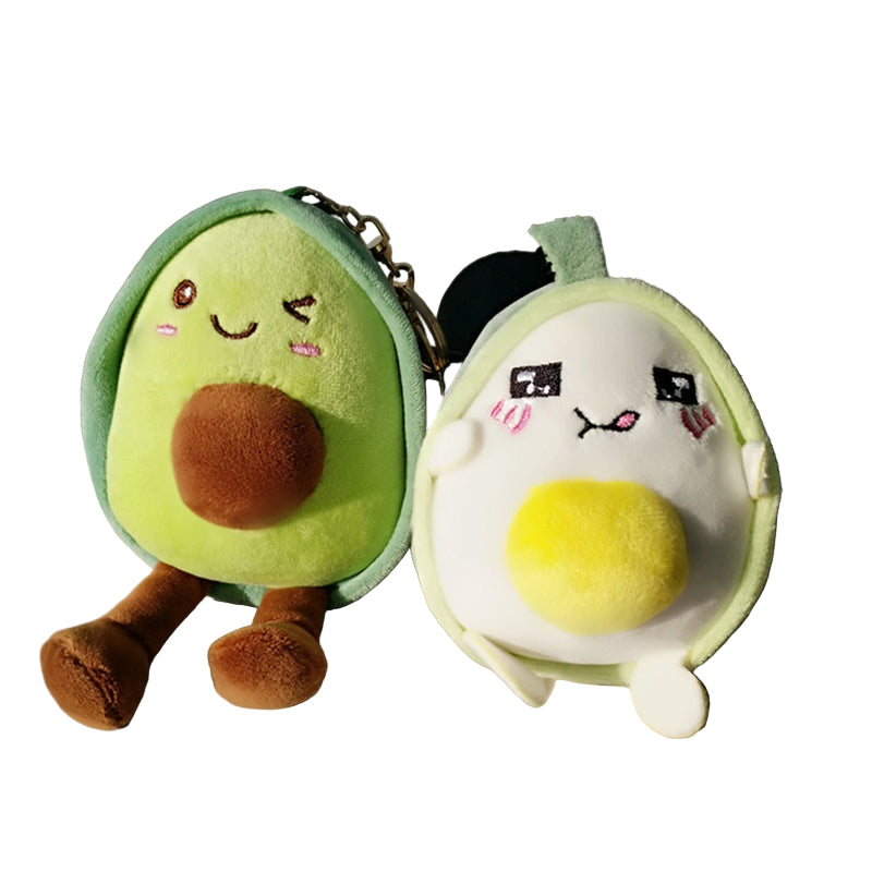 Avocado Plush Toy Key Chain