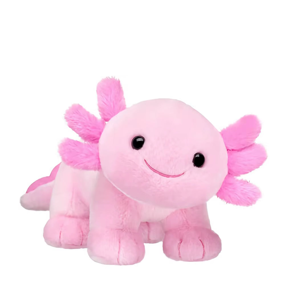 New 25Cm Pink Axolotl Plush Toy Soft Stuffed Animal Cartoon Plushie Axolotl Dolls Kids Adults Gamer Gift Home Decoration